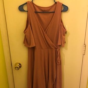 Alya Wrap Dress- Pink